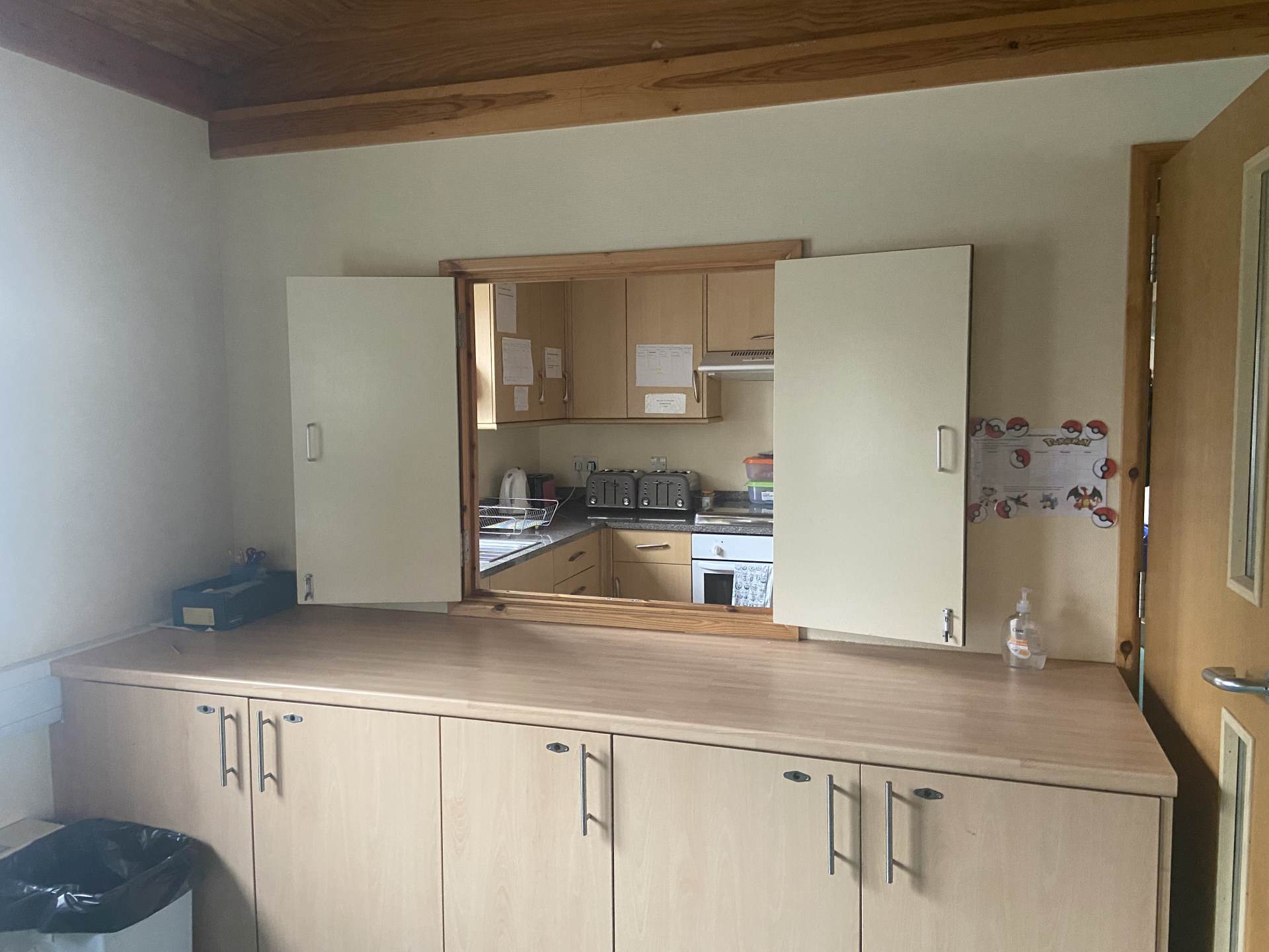 The Ark hatch to kitchen area The Ark hatch to kitchen area